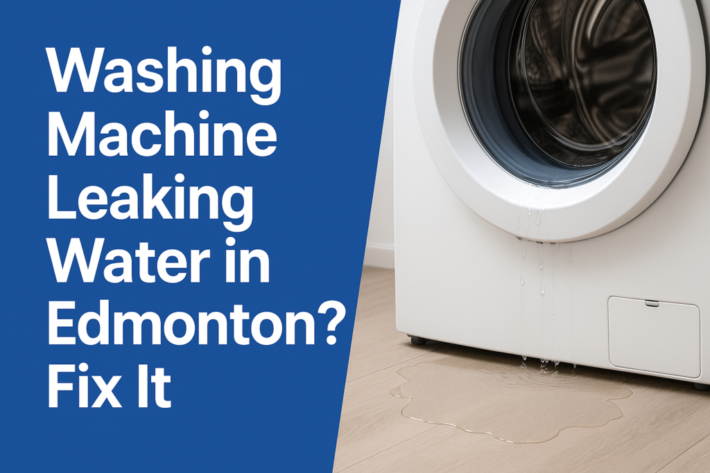Washing Machine Leaking Water in Edmonton? Fix It