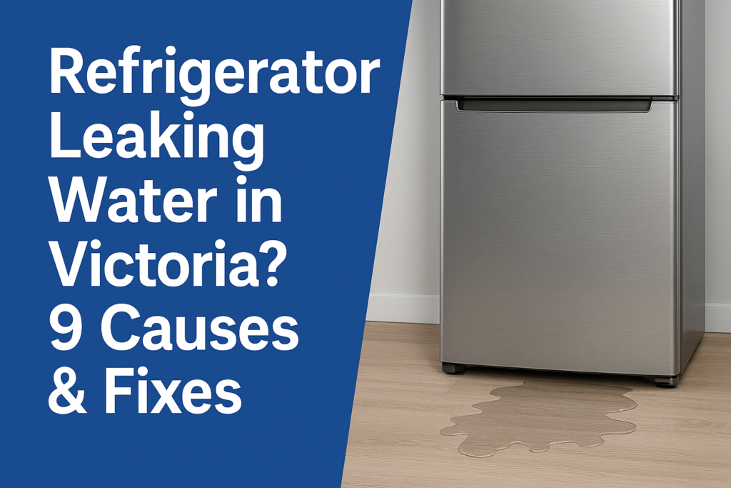 Refrigerator Leaking Water in Victoria? 9 Causes & Fixes