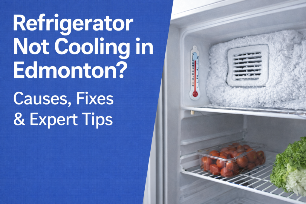 Refrigerator Not Cooling in Edmonton? Causes, Fixes & Expert Tips