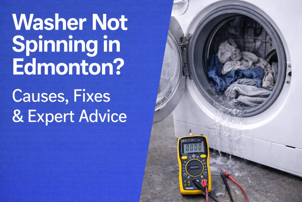 Washer Not Spinning in Edmonton? Causes, Fixes & Expert Advice 5 Washer Not Spinning in Calgary? Causes, Fixes & Expert AdviceWasher Not Spinning in Edmonton? Causes, Fixes & Expert Advice