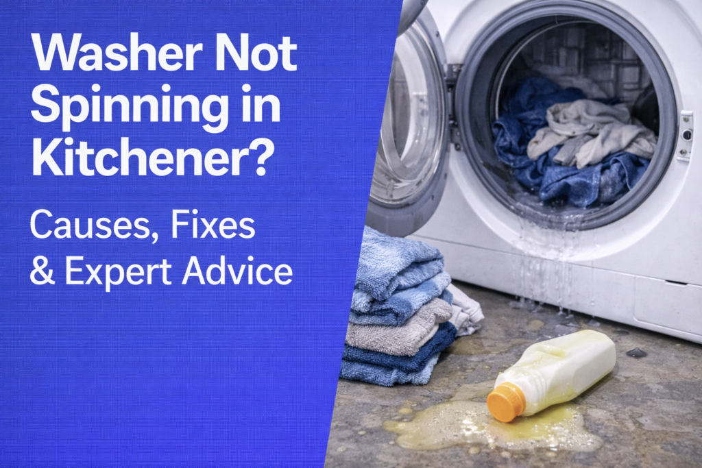 Washer Not Spinning in Kitchener? Causes, Fixes & Expert Advice 2 Washer Not Spinning in Kitchener Causes Fixes Expert Advice 1