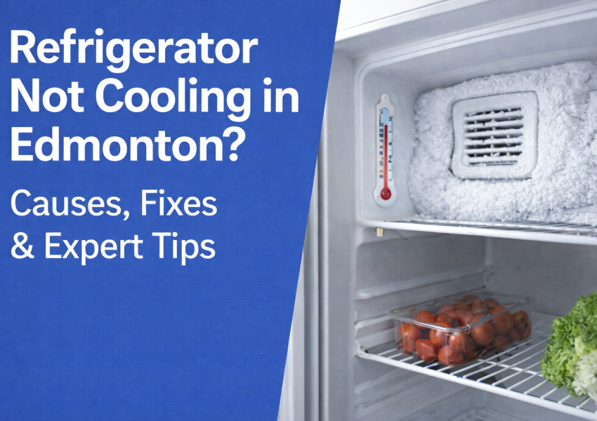 Refrigerator Not Cooling in Edmonton? Causes, Fixes & Expert Tips