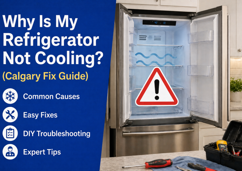 Why Is My Refrigerator Not Cooling (Calgary Fix Guide)